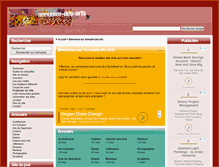 Tablet Screenshot of annuaire-des-arts.fr